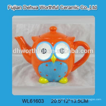 Lovely coruja forma cerâmica teapot animal